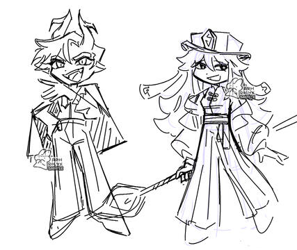 full body, uncolored